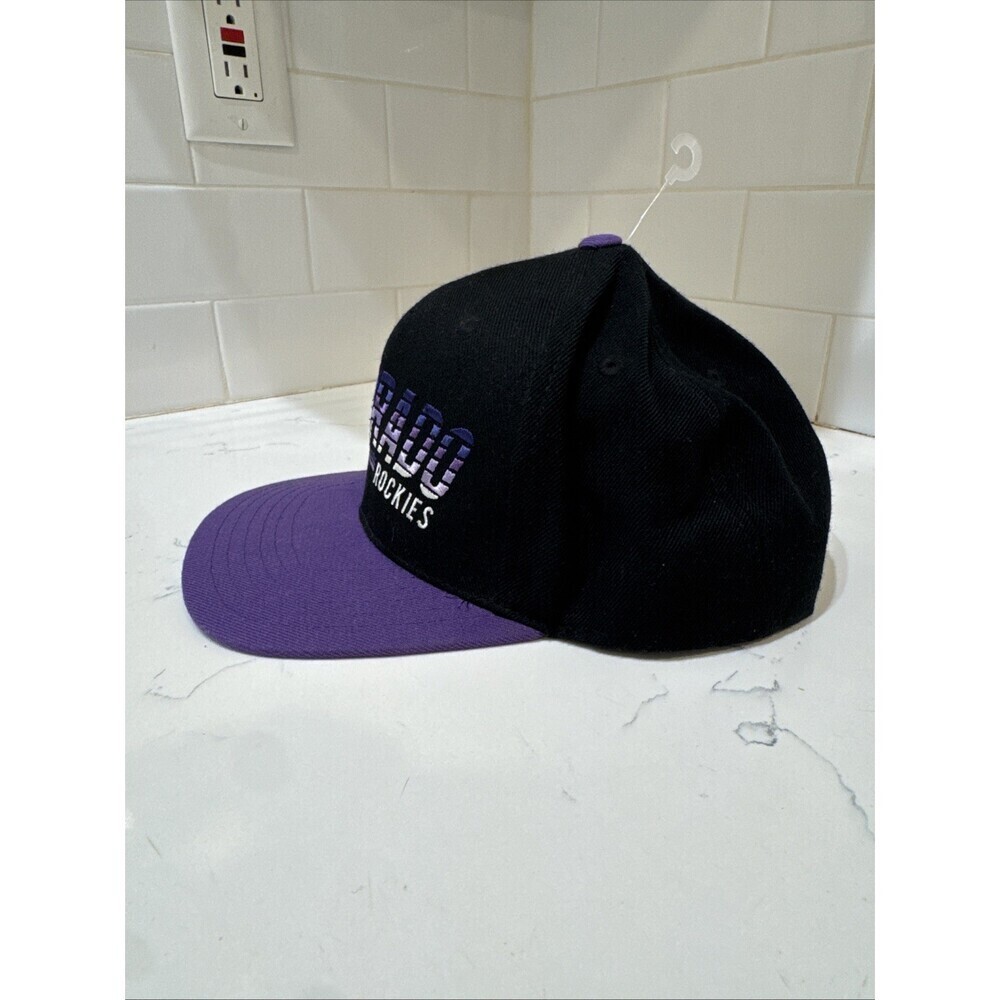 Vintage American Needle Colorado Rockies MLB Snapback Hat Embroidered Logo - Picture 2 of 10